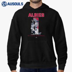 Number and Portrait Ozzie Albies Atlanta MLBPA Hoodie