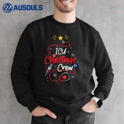 Nurse ICU Christmas Crew Nursing Christmas lights Sweatshirt