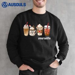 Nurse Life Funny Coffee Nurses Fuel Registered Nurse Medical Sweatshirt