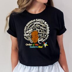 OES Sister Afro PHA Queen Order the Eastern Star Christmas T-Shirt