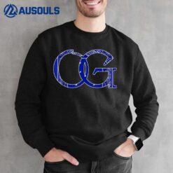 OG Blue bandana print Mens Original Gangster Long Beach Cali Sweatshirt