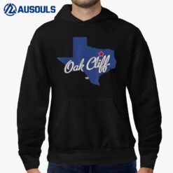 Oak Cliff Texas TX Map Hoodie