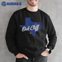 Oak Cliff Texas TX Map Sweatshirt