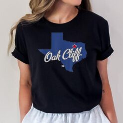 Oak Cliff Texas TX Map T-Shirt