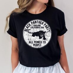 Oakland California 1966 Black Panther Party - Distressed T-Shirt