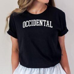 Occidental Athletic Arch College University Alumni T-Shirt