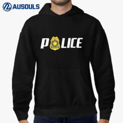 Occupation For  Unisex Adult Police Blue Small US Hoodie