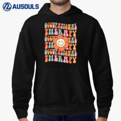 Occupational Therapy Groovy Retro Vintage Cute Hoodie