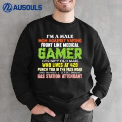 Oddly Specific Sarcastic Gamer Weird Humor Funny Meme Sweatshirt