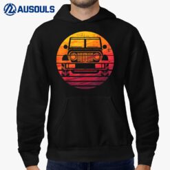 Off Road 4X4 Vintage Retro 70s Sunset Off Road Hoodie