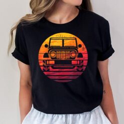 Off Road 4X4 Vintage Retro 70s Sunset Off Road T-Shirt