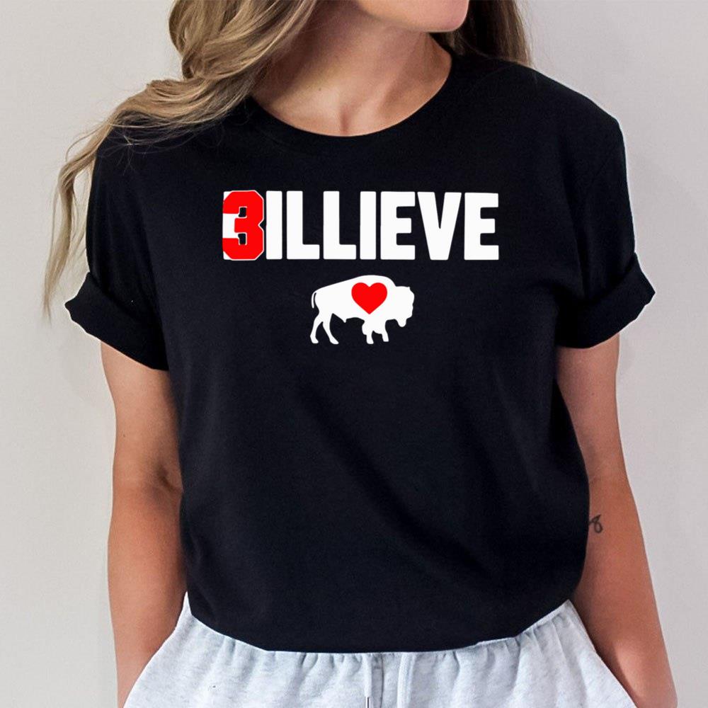 Official Damar Hamlin Billieve Buffalo Unisex T-Shirt