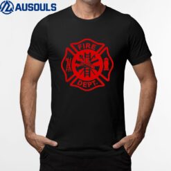 Official Firefighter Gear Fire Department Uniform T-Shirt