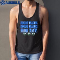 Official Imagine Dragons Exclusive Peace White Tank Top