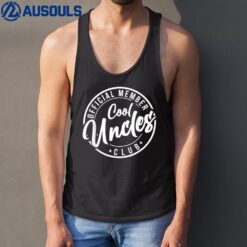 Official member Cool Uncles Club vintage fathers dayVer 2 Tank Top