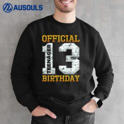 Official Nager 13th Birthday Gift 13 Year Old Boys Girls Sweatshirt