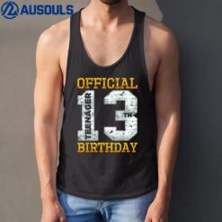 Official Nager 13th Birthday Gift 13 Year Old Boys Girls Tank Top