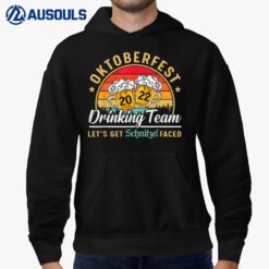 Oktoberfest  Drinking Team Let's Get Schnitzel Face Hoodie