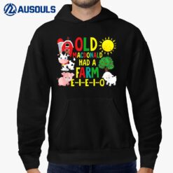 Old MacDonald Had a Farm  Toddler Kids Farm Animals Hoodie