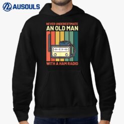 Old Man With A Ham Radio Hoodie