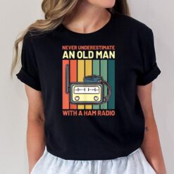 Old Man With A Ham Radio T-Shirt