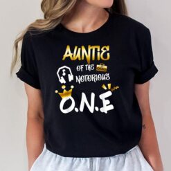Old School Funny Hip Hop Auntie Of The Notorious One T-Shirt