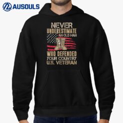 Old Veteran Man Hoodie