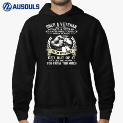 Once A Veteran Always A Veteran Hoodie