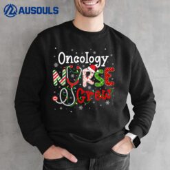 Oncology Christmas Nurse Crew Nursing Christmas Pattern Sweatshirt