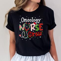 Oncology Christmas Nurse Crew Nursing Christmas Pattern T-Shirt