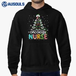 Oncology Nurse Xmas Tree Funny Nursing Christmas Pattern Hoodie