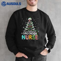 Oncology Nurse Xmas Tree Funny Nursing Christmas Pattern Sweatshirt