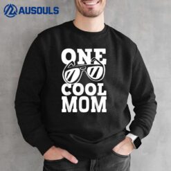One Cool Dude 1st Birthday One Cool Mom Family Matching Sweatshirt