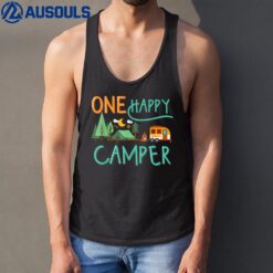 One Happy Camper First Birthday  Camping Matching Tank Top