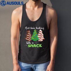 Out Here Looking Like A Snack Christmas Cookie Tank Top