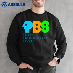 PBSs Publics Broadcastings Service Vintage Logo Sweatshirt