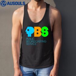 PBSs Publics Broadcastings Service Vintage Logo Tank Top