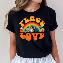 PEACE SIGN LOVE 1960s 1970s Shirt Tie Dye Groovy Hippie T-Shirt