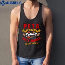 PETA Shirts People Eating Tasty Animals Anti Vegetarian Tank Top