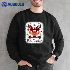 PE Teacher Reindeer Christmas Merry Xmas Sweatshirt