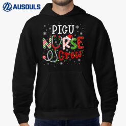 PICU Christmas Nurse Crew Funny Nursing Christmas Pattern Hoodie