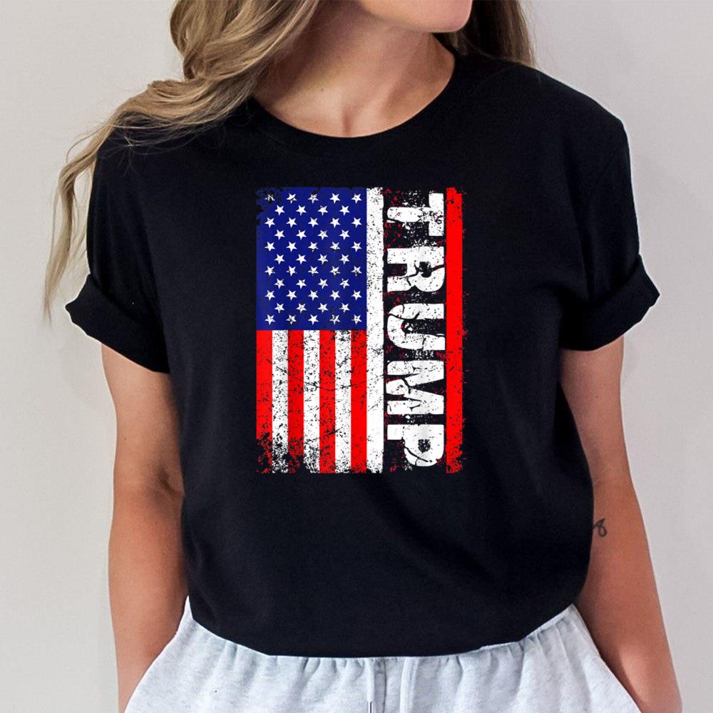 PRESIDENT Donald Trump 2020 Vintage USA Flag s Unisex T-Shirt