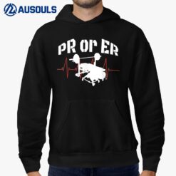 PR Or Er Weightlifting Bodybuilding Fitness Gym Hoodie