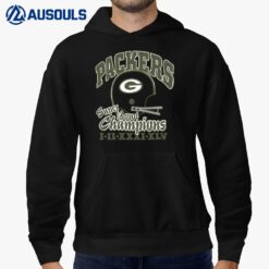 Packers 4 Time Super Bowl Champions Hoodie