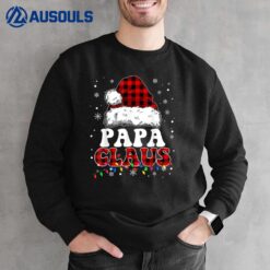 Papa Claus Funny Santa Claus Matching Family Pajamas Sweatshirt