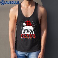 Papa Claus Funny Santa Claus Matching Family Pajamas Tank Top