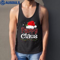 Pappy Claus Santa Funny Christmas Pajama Matching Family Tank Top