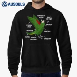 Parrots I Bird Anatomy Of A Hahns Macaw Hoodie