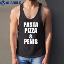 Pasta Pizza & Penis Apparel Thanksgiving Thankful Turkey Tank Top