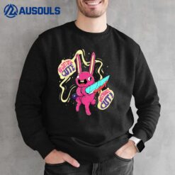 Pastel Goth Bunny Voodoo Doll Creepy Halloween Gothic Rabbit Sweatshirt